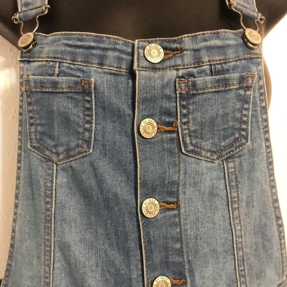 Wax Jeans bib overalls size med - Picture 3 of 12